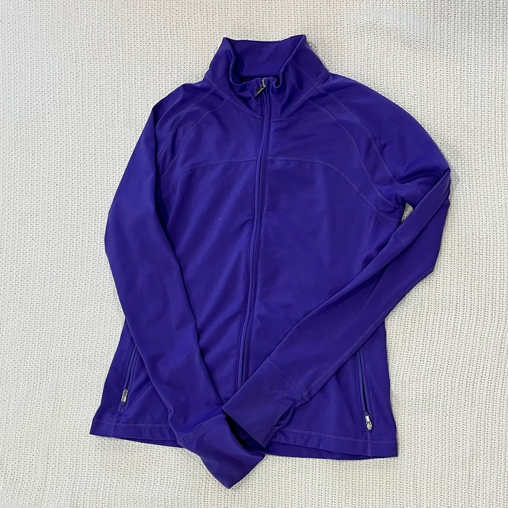 Purple GapBody Zip-up Sweatshirt